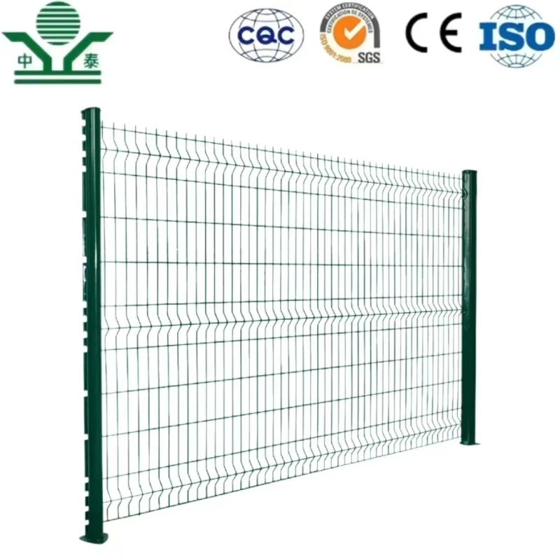 Zhongtai Factory Supply Security Fence 3D Bending Welded Wire Mesh Fencing